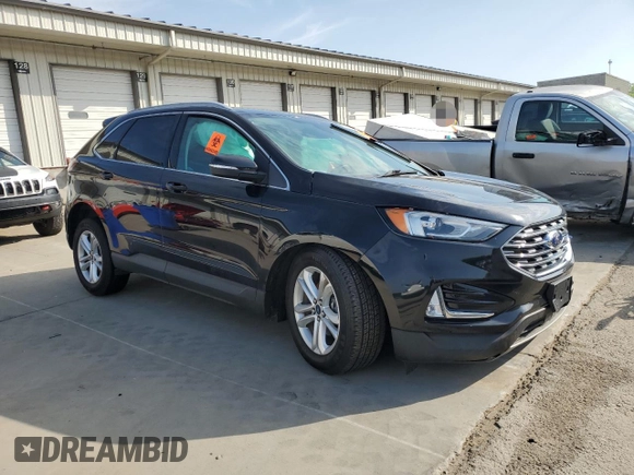 2019 Ford Edge SEL with VIN 2FMPK3J97KBB19684, listed as a Copart auction lot 57211945 with Not provided miles and Salvage title. Bid and sale history available at DreamBid. Image 4.