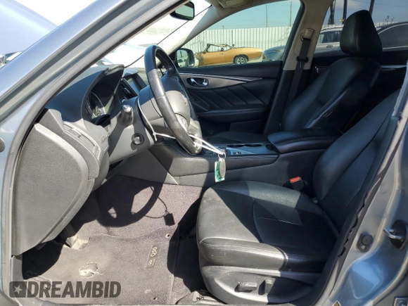 2017 Infiniti Q50 3.0t Premium with VIN JN1EV7AP7HM736808, listed as a Copart auction lot 49409185 with 135,802 mi miles and Salvage Title. Bid and sale history available at carsss.com. Image 7.