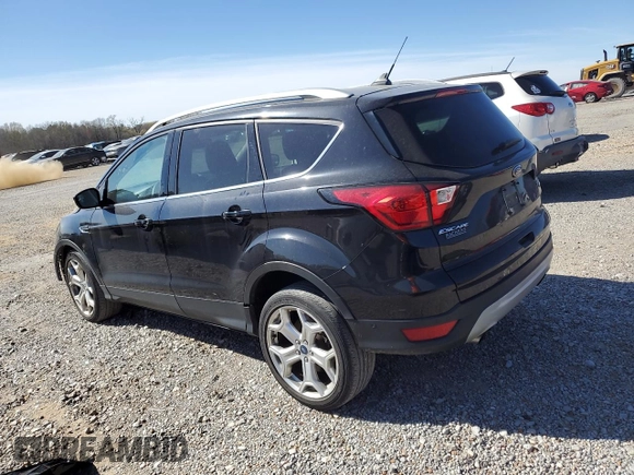 2019 Ford Escape Titanium with VIN 1FMCU0J94KUB81464, listed as a Copart auction lot 50370615 with 72,598 mi miles and Salvage title. Bid and sale history available at DreamBid. Image 2.