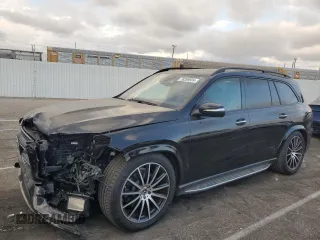 2021 Mercedes-Benz GLS with VIN 4JGFF8GE5MA393403, listed as a Copart auction lot 78269924 with 33,163 mi miles and Salvage Title. Bid and sale history available at carsss.com. Image 1.