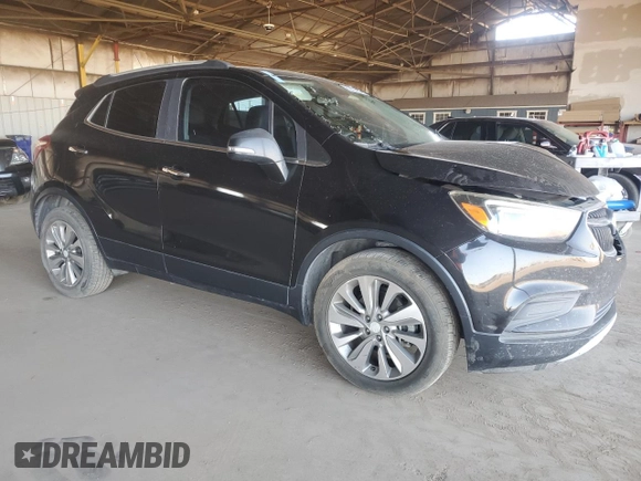 2017 Buick Encore Preferred with VIN KL4CJASB5HB177197, listed as a Copart auction lot 62107095 with 74,353 mi miles and Salvage title. Bid and sale history available at DreamBid. Image 4.