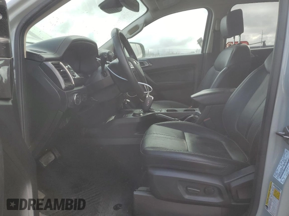 2021 Ford Ranger XL with VIN 1FTER4FH2MLD43784, listed as a Copart auction lot 46922955 with 34,627 mi miles and Salvage Title. Bid and sale history available at DreamBid. Image 7.