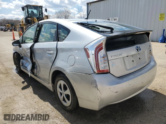 2015 Toyota Prius Four with VIN JTDKN3DU7F0398101, listed as a Copart auction lot 50812985 with 61,878 mi miles and Salvage Title. Bid and sale history available at carsss.com. Image 2.