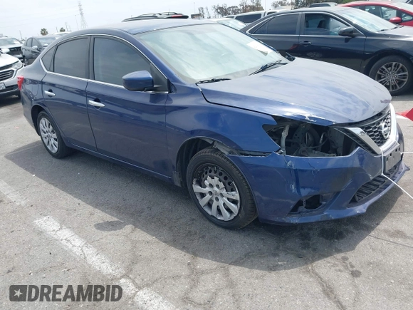 2016 Nissan Sentra S with VIN 3N1AB7APXGL653700, listed as a IAAI auction lot 42004102 with 146,263 mi miles. Bid and sale history available at carsss.com. Image 1.