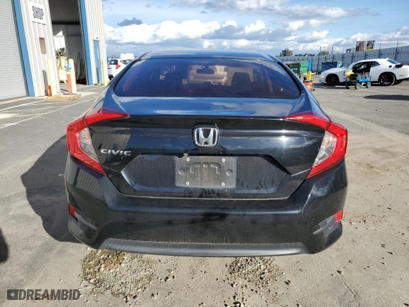 2018 Honda Civic Sedan LX with VIN 2HGFC2F52JH574629, listed as a Copart auction lot 45517785 with 88,661 mi miles and Salvage Title. Bid and sale history available at carsss.com. Image 6.