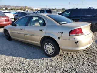 2001 Chrysler Sebring LX with VIN 1C3EL46X21N731417, listed as a Copart auction lot 75698614 with 76,442 mi miles and Clean Title. Bid and sale history available at carsss.com. Image 2.