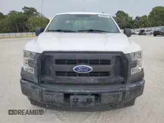 2017 Ford F-150 XL with VIN 1FTFX1EF3HKD61067, listed as a Copart auction lot 48466905 with 121,561 mi miles and Salvage Title. Bid and sale history available at carsss.com. Image 5.