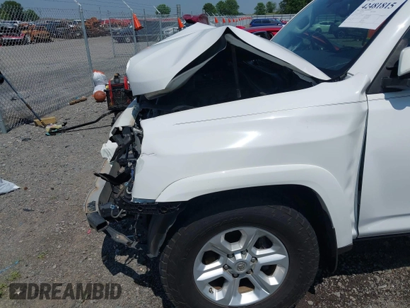 2015 Toyota 4Runner SR5 with VIN JTEZU5JR1F5099179, listed as a IAAI auction lot 42481815 with 104,264 mi miles and . Bid and sale history available at DreamBid. Image 18.