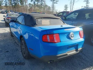 2012 Ford Mustang V6 with VIN 1ZVBP8EM4C5279441, listed as a IAAI auction lot 41810554 with 197,973 mi miles and . Bid and sale history available at carsss.com. Image 3.