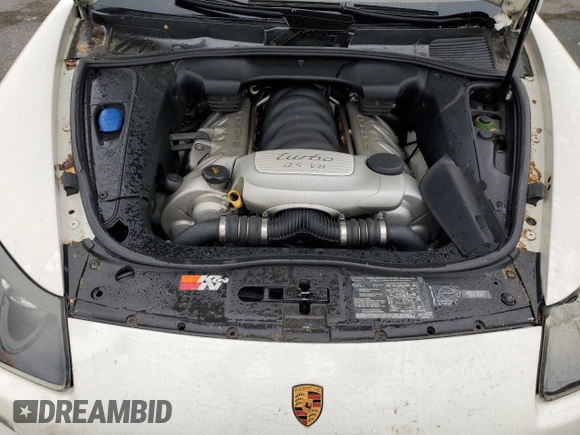 2004 Porsche Cayenne Turbo with VIN WP1AC29P84LA93845, listed as a Copart auction lot 56311105 with 152,204 mi miles and Salvage title. Bid and sale history available at DreamBid. Image 12.