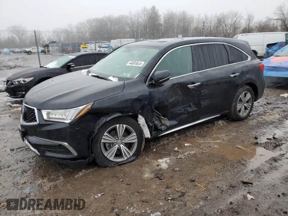 2019 Acura MDX with VIN 5J8YD4H34KL037360, listed as a Copart auction lot 44681835 with 86,304 mi miles and Salvage Title. Bid and sale history available at carsss.com. Image 1.