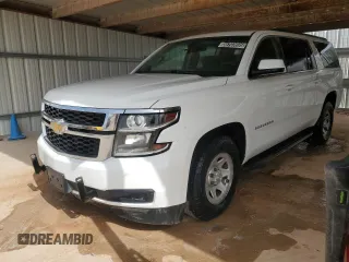 2018 Chevrolet Suburban Commercial with VIN 1GNSKKEC4JR116372, listed as a Copart auction lot 56703695 with 119,445 mi miles and Clean title. Bid and sale history available at DreamBid. Image 1.