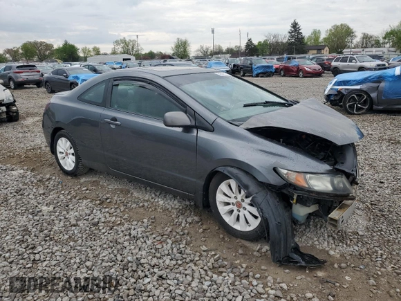2009 Honda Civic EX with VIN 2HGFG12849H534613, listed as a Copart auction lot 54648375 with 219,437 mi miles and Salvage Title. Bid and sale history available at DreamBid. Image 4.