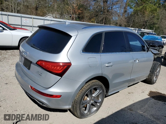 2013 Audi Q5 Prestige with VIN WA1WGAFP4DA055058, listed as a Copart auction lot 45501495 with 117,027 mi miles and Salvage title. Bid and sale history available at DreamBid. Image 3.