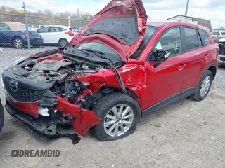2015 Mazda CX-5 Touring with VIN JM3KE4CY7F0492559, listed as a IAAI auction lot 42053447 with 95,675 mi miles. Bid and sale history available at carsss.com. Image 2.