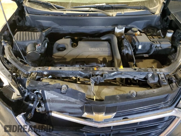 2018 Chevrolet Equinox LT with VIN 2GNAXSEVXJ6206846, listed as a Copart auction lot 46976605 with 76,830 mi miles and Salvage Title. Bid and sale history available at DreamBid. Image 12.