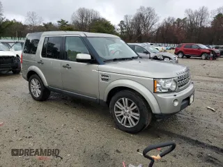 2011 Land Rover LR4 HSE with VIN SALAG2D46BA558420, listed as a Copart auction lot 49062255 with 136,409 mi miles and Salvage Title. Bid and sale history available at DreamBid. Image 4.