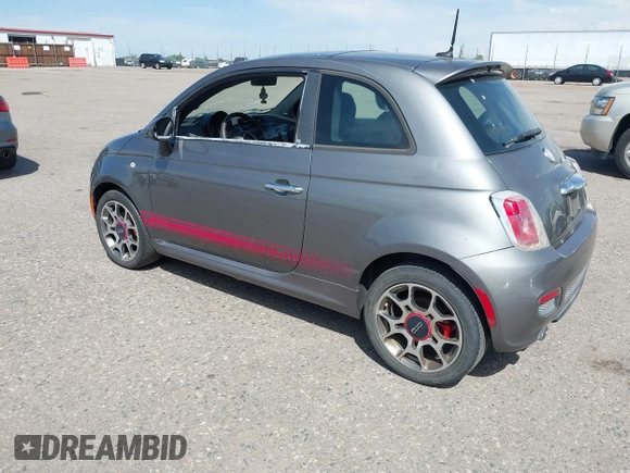 2012 FIAT 500 Sport with VIN 3C3CFFBR4CT303823, listed as a IAAI auction lot 42349347 with 145,773 mi miles and . Bid and sale history available at DreamBid. Image 3.