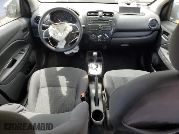 2017 Mitsubishi Mirage ES with VIN ML32F3FJ4HHF16924, listed as a Copart auction lot 59278355 with 55,021 mi miles and Salvage title. Bid and sale history available at DreamBid. Image 8.
