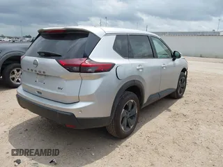 2024 Nissan Rogue SV with VIN 5N1BT3BA7RC677593, listed as a IAAI auction lot 42158369 with 36,326 mi miles and . Bid and sale history available at carsss.com. Image 4.