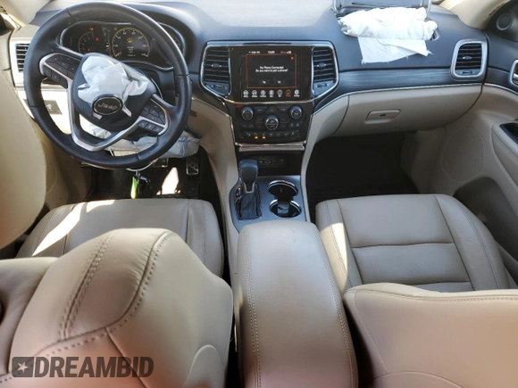 2021 Jeep Grand Cherokee Limited z VIN 1C4RJFBG1MC840455, wystawiony jako Copart lot #46130535 z przebiegiem 27 594 mil mil oraz Szkoda całkowita • Salvage title. Historia ofert i sprzedaży dostępna na DreamBid. Obrazek 8.
