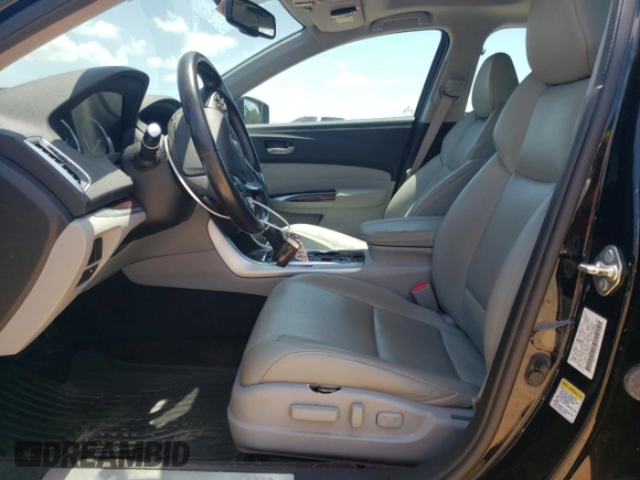 2015 Acura TLX with VIN 19UUB1F37FA023248, listed as a Copart auction lot 56684205 with 95,344 mi miles and Salvage title. Bid and sale history available at DreamBid. Image 7.