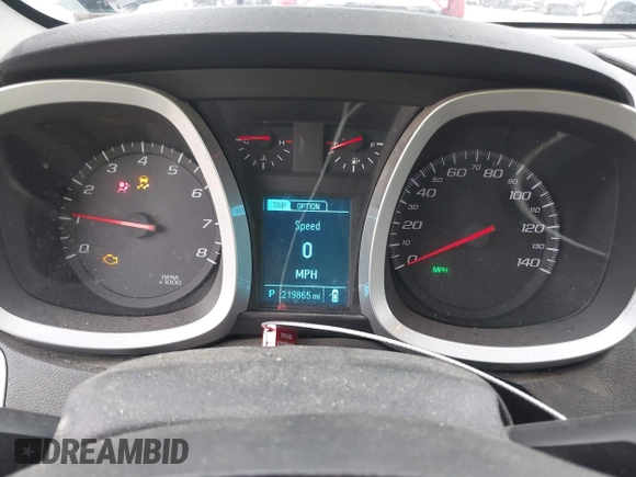2017 Chevrolet Equinox LT with VIN 2GNALCEK3H6148256, listed as a IAAI auction lot 41963774 with 219,865 mi miles. Bid and sale history available at carsss.com. Image 7.
