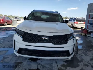 2021 Kia Sorento SX with VIN 5XYRK4LF7MG037085, listed as a Copart auction lot 48040225 with 62,293 mi miles and Non Repairable. Bid and sale history available at carsss.com. Image 5.