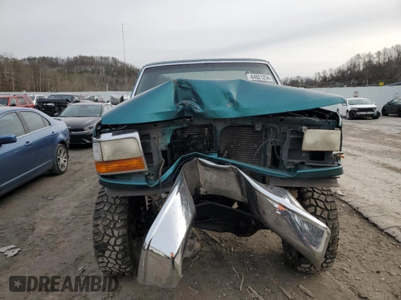 1996 Ford F-150 with VIN 1FTEF14N6TNA12743, listed as a Copart auction lot 84621234 with 169,102 mi miles and Salvage title. Bid and sale history available at DreamBid. Image 5.