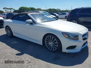 2017 Mercedes-Benz S 550 with VIN WDDXK8CBXHA017615, listed as a IAAI auction lot 41678109 with 107,618 mi miles and . Bid and sale history available at DreamBid. Image 1.