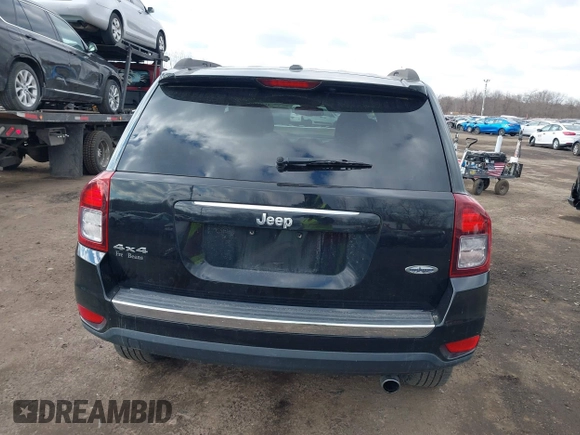 2016 Jeep Compass High Altitude Edition with VIN 1C4NJDEB8GD805378, listed as a IAAI auction lot 41440197 with 80,848 mi miles. Bid and sale history available at carsss.com. Image 16.