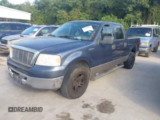 2006 Ford F-150 XLT with VIN 1FTRW12W96KA94230, listed as a IAAI auction lot 42590315 with 150,527 mi miles and . Bid and sale history available at DreamBid. Image 2.