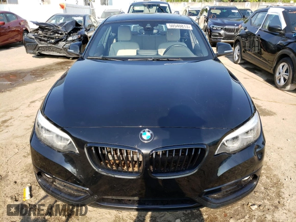 2021 BMW 2 Series 230i with VIN WBA2J1C02M7J09335, listed as a Copart auction lot 50540813 with 32,108 mi miles. Bid and sale history available at carsss.com. Image 5.