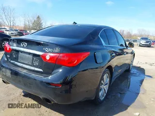 2016 Infiniti Q50 3.0t Premium with VIN JN1EV7AR0GM341921, listed as a IAAI auction lot 41983343 with 42,899 mi miles. Bid and sale history available at carsss.com. Image 4.