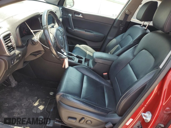 2017 Kia Sportage EX with VIN KNDPNCAC7H7267598, listed as a Copart auction lot 59286135 with 80,416 mi miles and Salvage title. Bid and sale history available at DreamBid. Image 7.