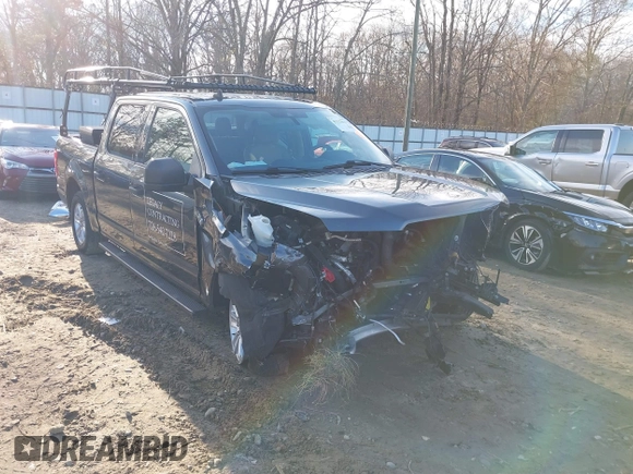 2020 Ford F-150 XL with VIN 1FTEW1C41LFA51212, listed as a IAAI auction lot 41327073 with 1 mi miles. Bid and sale history available at carsss.com. Image 6.