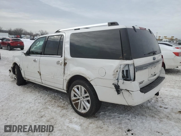 2017 Ford Expedition EL Limited with VIN 1FMJK2AT9HEA30272, listed as a Copart auction lot 87948035 with 134,204 mi miles and Salvage Title. Bid and sale history available at carsss.com. Image 2.