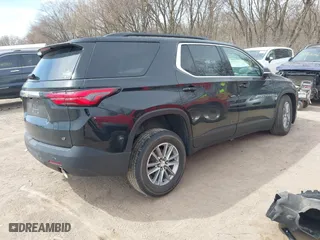2022 Chevrolet Traverse LT Cloth with VIN 1GNEVGKW3NJ141333, listed as a IAAI auction lot 41771918 with 56,179 mi miles. Bid and sale history available at carsss.com. Image 4.