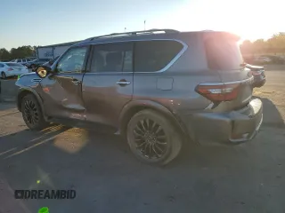 2023 Nissan Armada Platinum with VIN JN8AY2CC3P9181149, listed as a Copart auction lot 41335035 with 42,753 mi miles and Salvage Title. Bid and sale history available at carsss.com. Image 2.