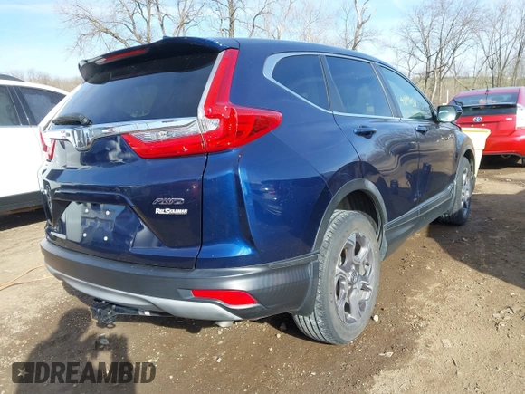 2018 Honda CR-V EX with VIN 7FARW2H56JE102931, listed as a IAAI auction lot 41849457 with 87,972 mi miles and . Bid and sale history available at DreamBid. Image 4.