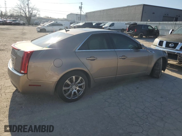 2008 Cadillac CTS AWD w/1SB with VIN 1G6DT57V380148052, listed as a Copart auction lot 47696845 with 127,750 mi miles and Non Repairable. Bid and sale history available at carsss.com. Image 3.