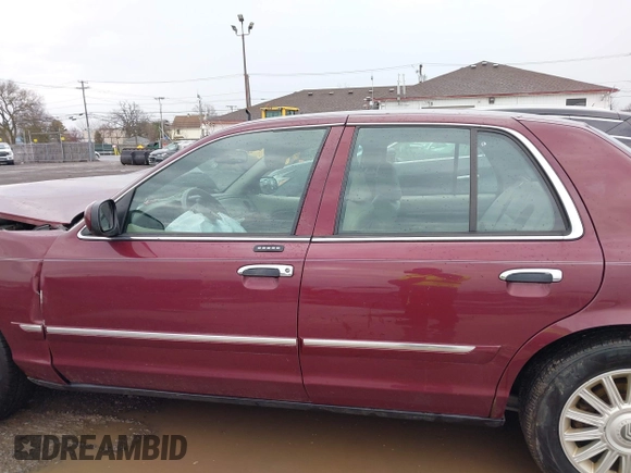 2008 Mercury Grand Marquis LS with VIN 2MEFM75V98X633328, listed as a IAAI auction lot 42084872 with 75,473 mi miles and . Bid and sale history available at DreamBid. Image 14.