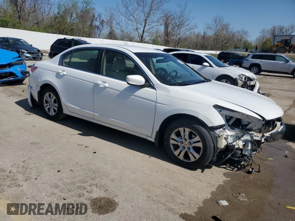2009 Honda Accord LX-P with VIN 1HGCP26489A026899, listed as a Copart auction lot 52345195 with 186,057 mi miles and Salvage Title. Bid and sale history available at DreamBid. Image 4.