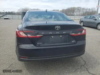 2025 Toyota Camry LE with VIN 4T1DAACK7SU017189, listed as a Copart auction lot 53103255 with 0 mi miles and Salvage Title. Bid and sale history available at carsss.com. Image 6.