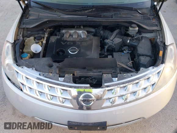 2006 Nissan Murano SL with VIN JN8AZ08W06W528134, listed as a IAAI auction lot 41826906 with 236,041 mi miles and . Bid and sale history available at DreamBid. Image 10.