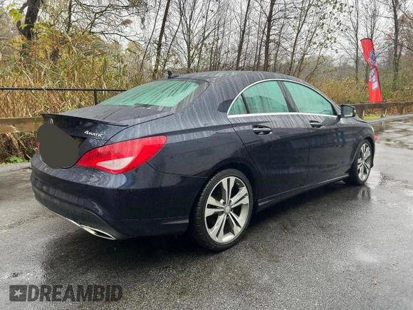 2017 Mercedes-Benz CLA 250 with VIN WDDSJ4GB4HN428405, listed as a Copart auction lot 76147663 with 57,097 mi miles and . Bid and sale history available at DreamBid. Image 4.