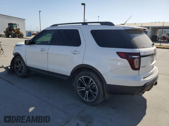 2015 Ford Explorer Sport with VIN 1FM5K8GT9FGC50976, listed as a Copart auction lot 59400745 with 163,952 mi miles and Salvage title. Bid and sale history available at DreamBid. Image 2.