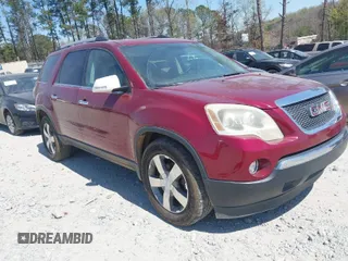 2011 GMC Acadia SLT2 with VIN 1GKKVSED4BJ222768, listed as a IAAI auction lot 41908772 with 183,280 mi miles. Bid and sale history available at carsss.com. Image 1.