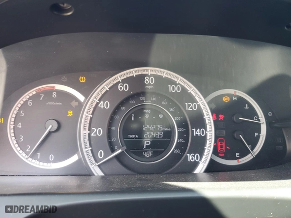 2014 Honda Accord Sedan LX with VIN 1HGCR2F3XEA098618, listed as a Copart auction lot 51137225 with 124,275 mi miles and Salvage Title. Bid and sale history available at carsss.com. Image 9.