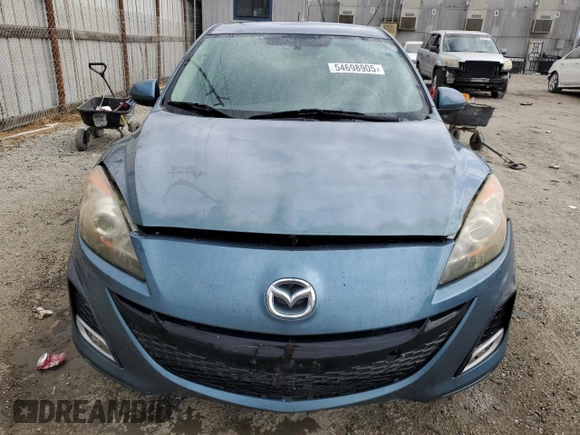 2010 Mazda 3 S Sport with VIN JM1BL1H63A1289949, listed as a Copart auction lot 54698905 with 154,054 mi miles and Salvage Title. Bid and sale history available at DreamBid. Image 5.